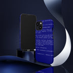 BSoD (Blue Screen of Death) Phone Case