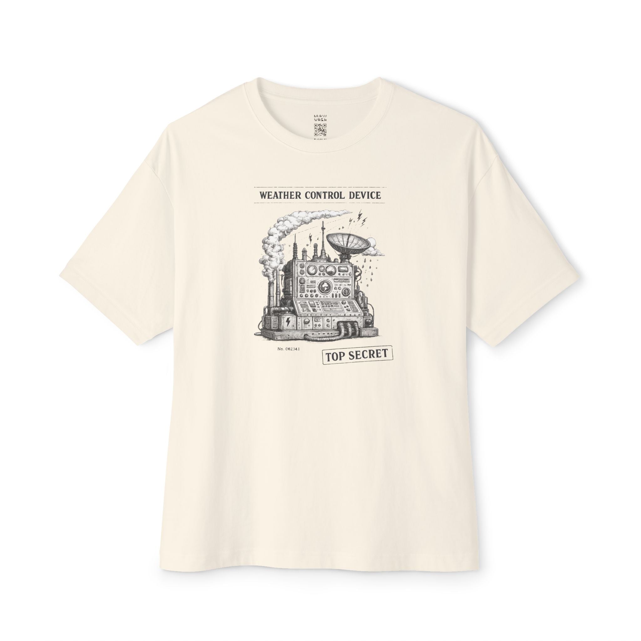 Top Secret Weather Control Device Oversized Tee