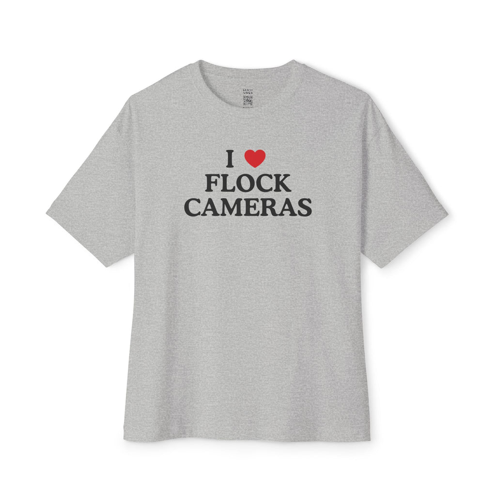 I Love Flock Cameras Oversized Tee