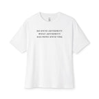 Do Unto Authority Oversized Tee
