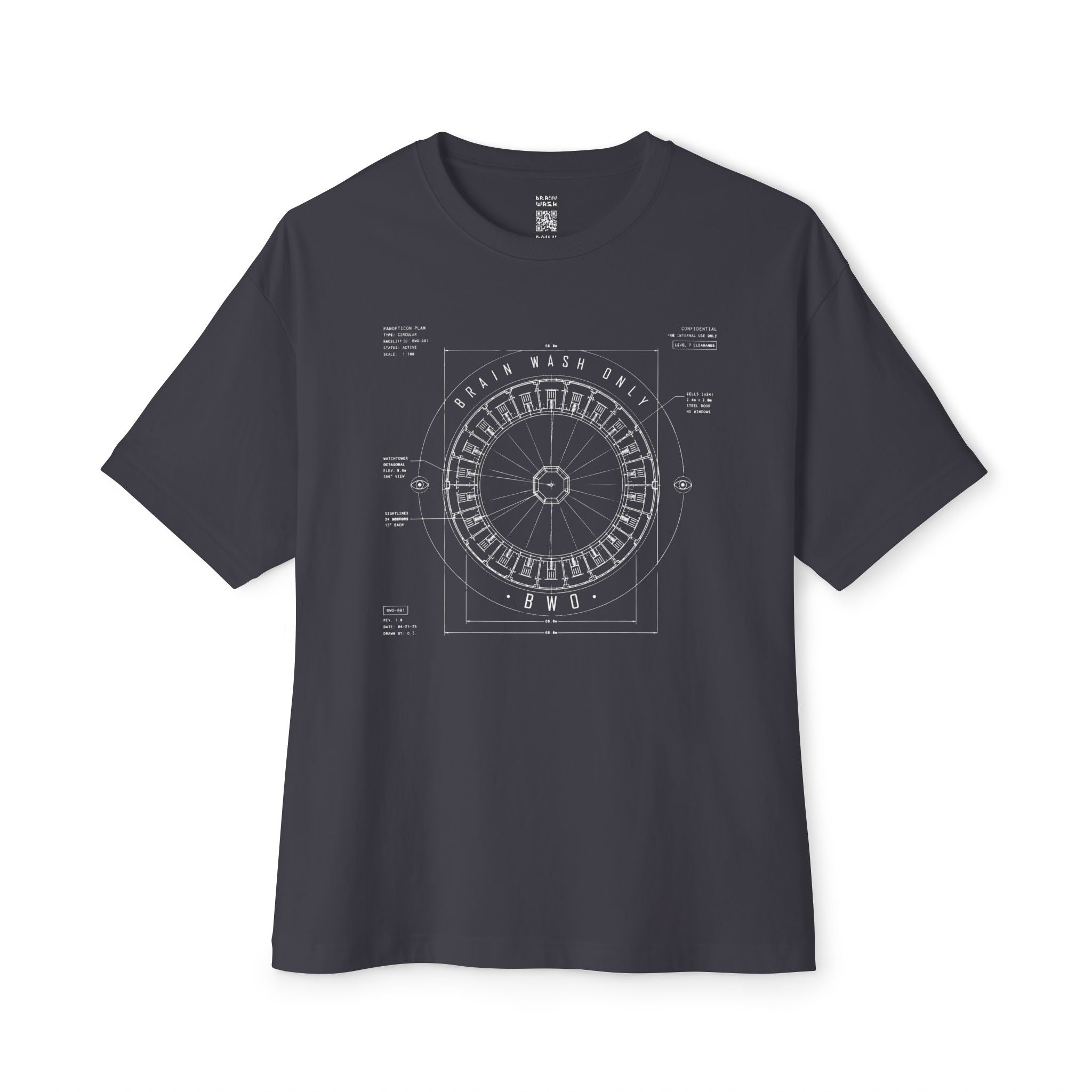 Panopticon Blueprint Oversized Tee