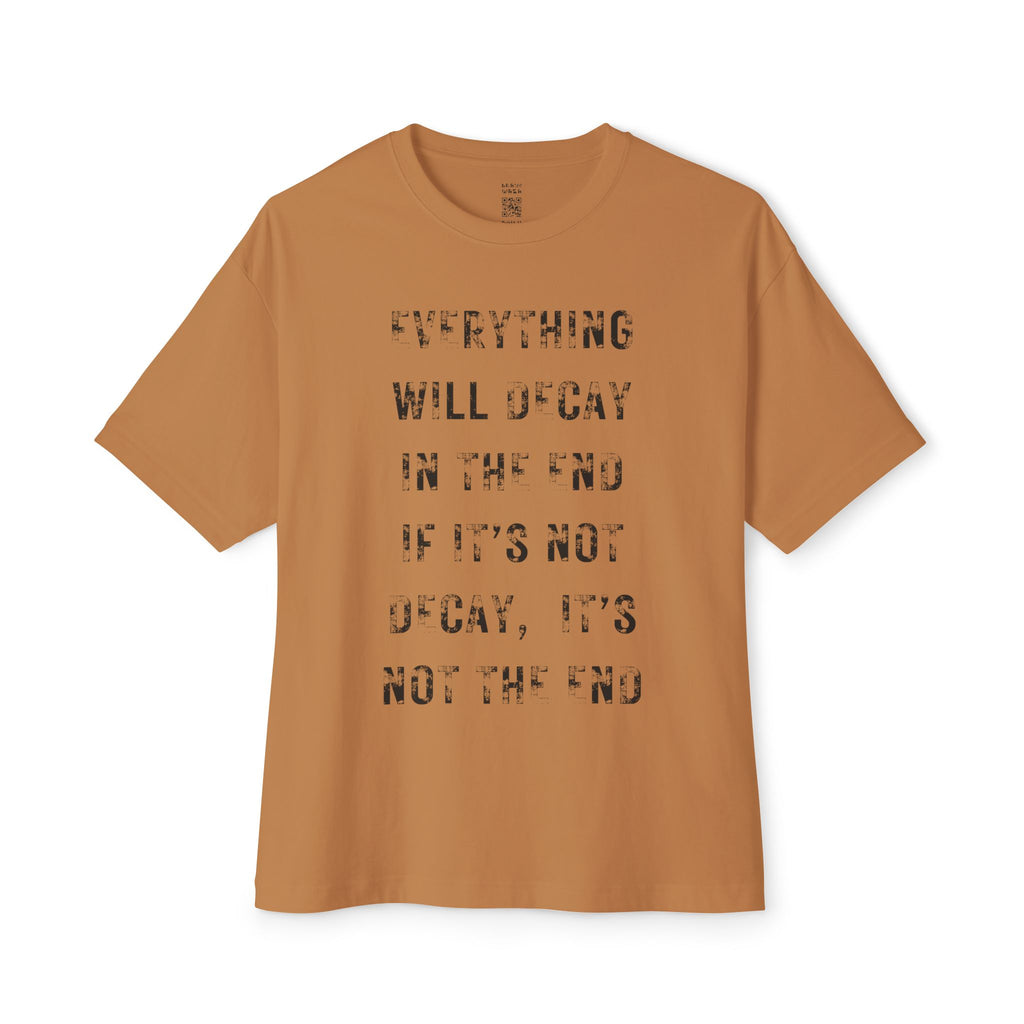 Everything Will Decay Oversized Tee