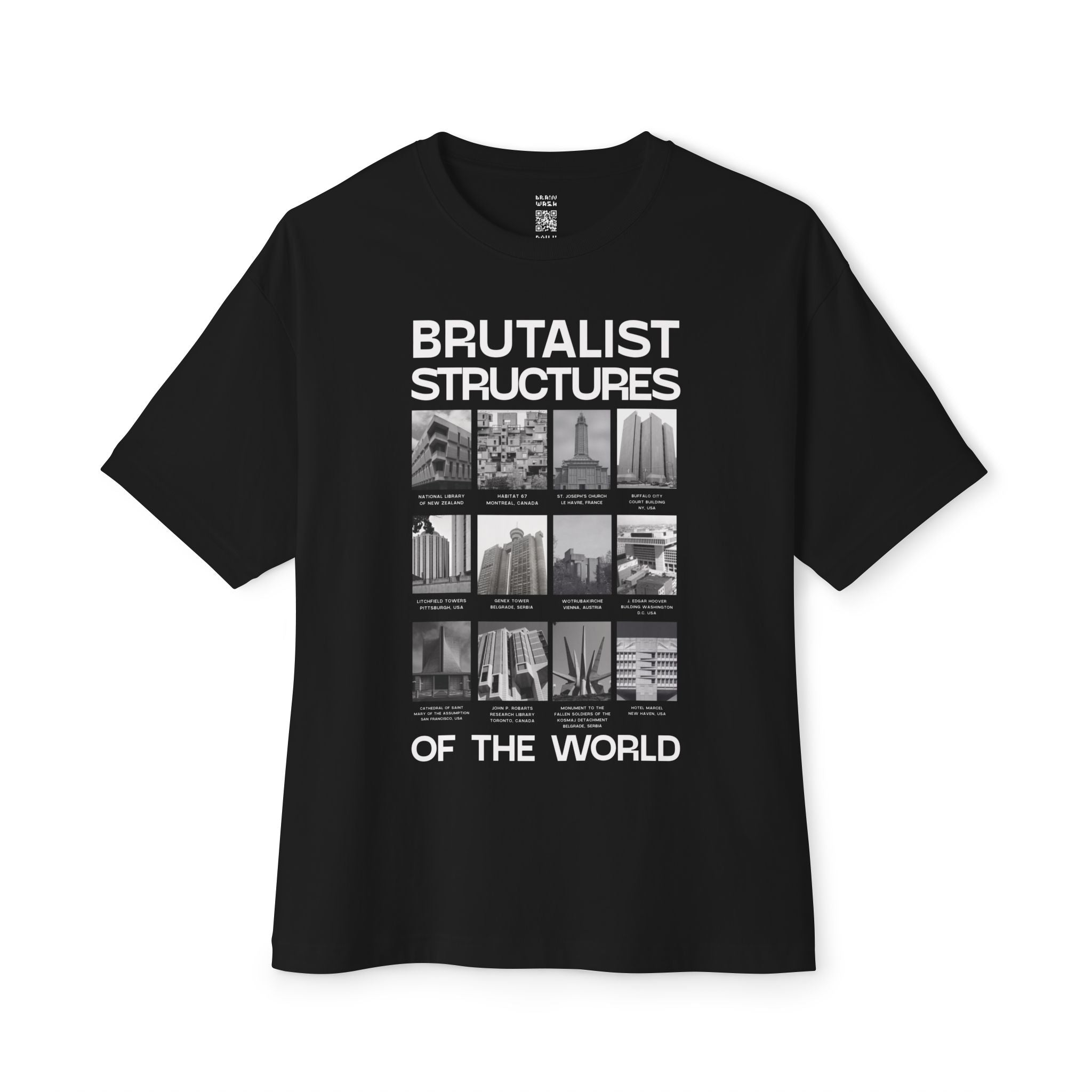 Brutalist Structures of the World Oversized Tee