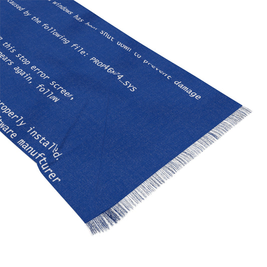 BSoD (Blue Screen of Death) Pashmina