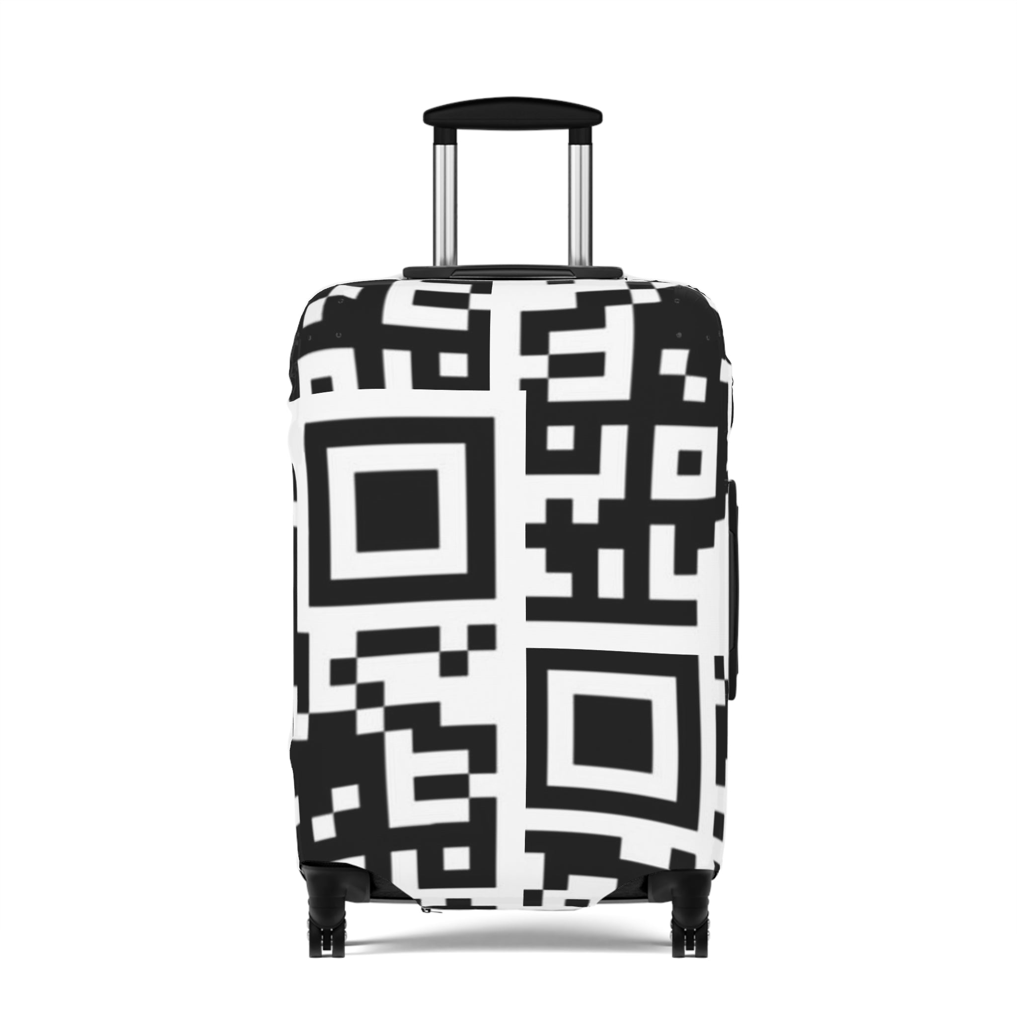 QR Print Luggage Cover