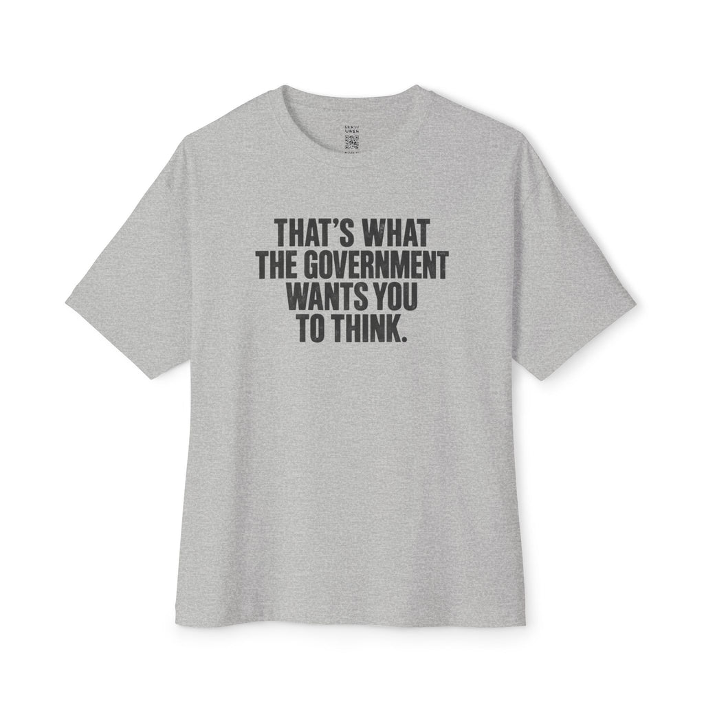 Wants You To Think Oversized Tee