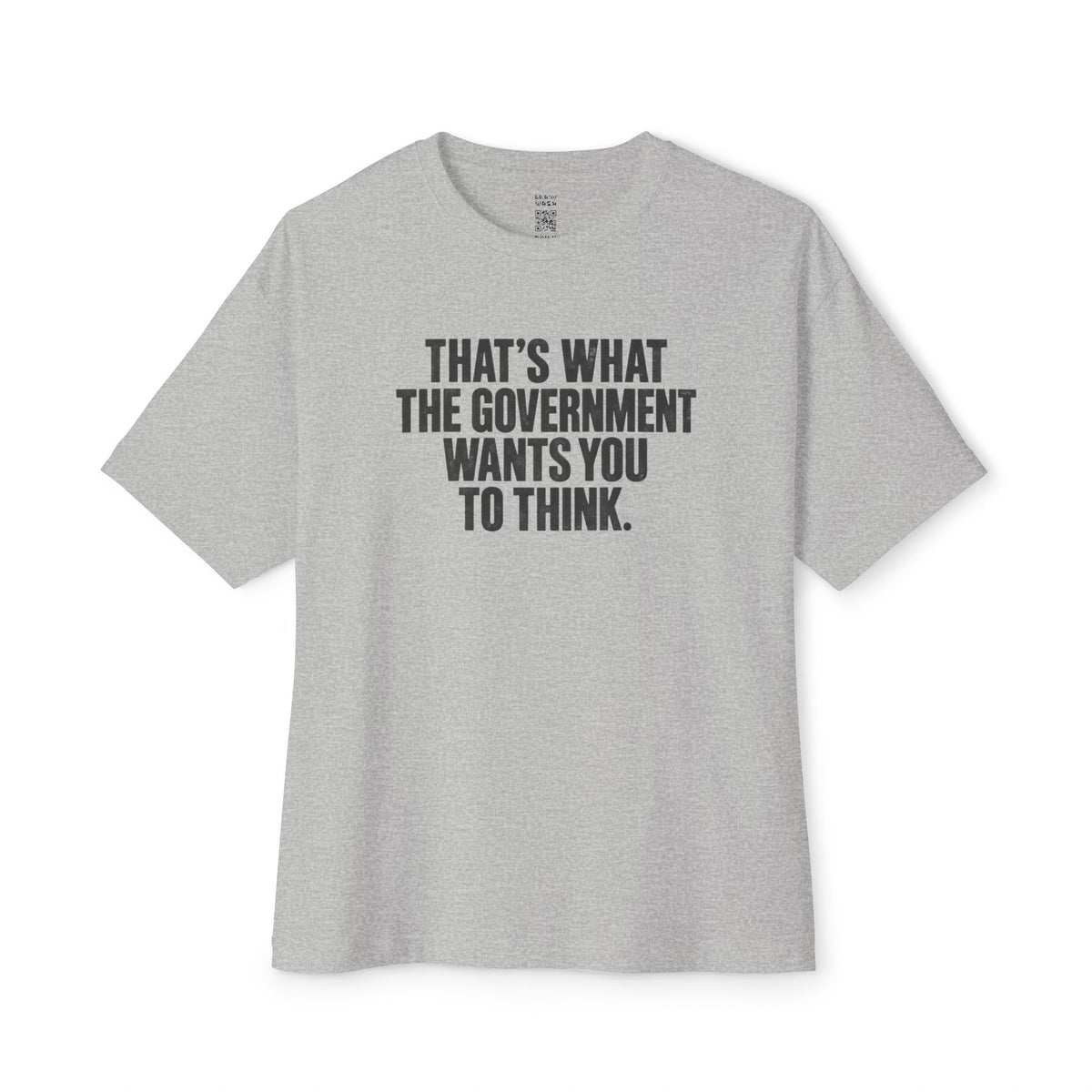 Wants You To Think Oversized Tee