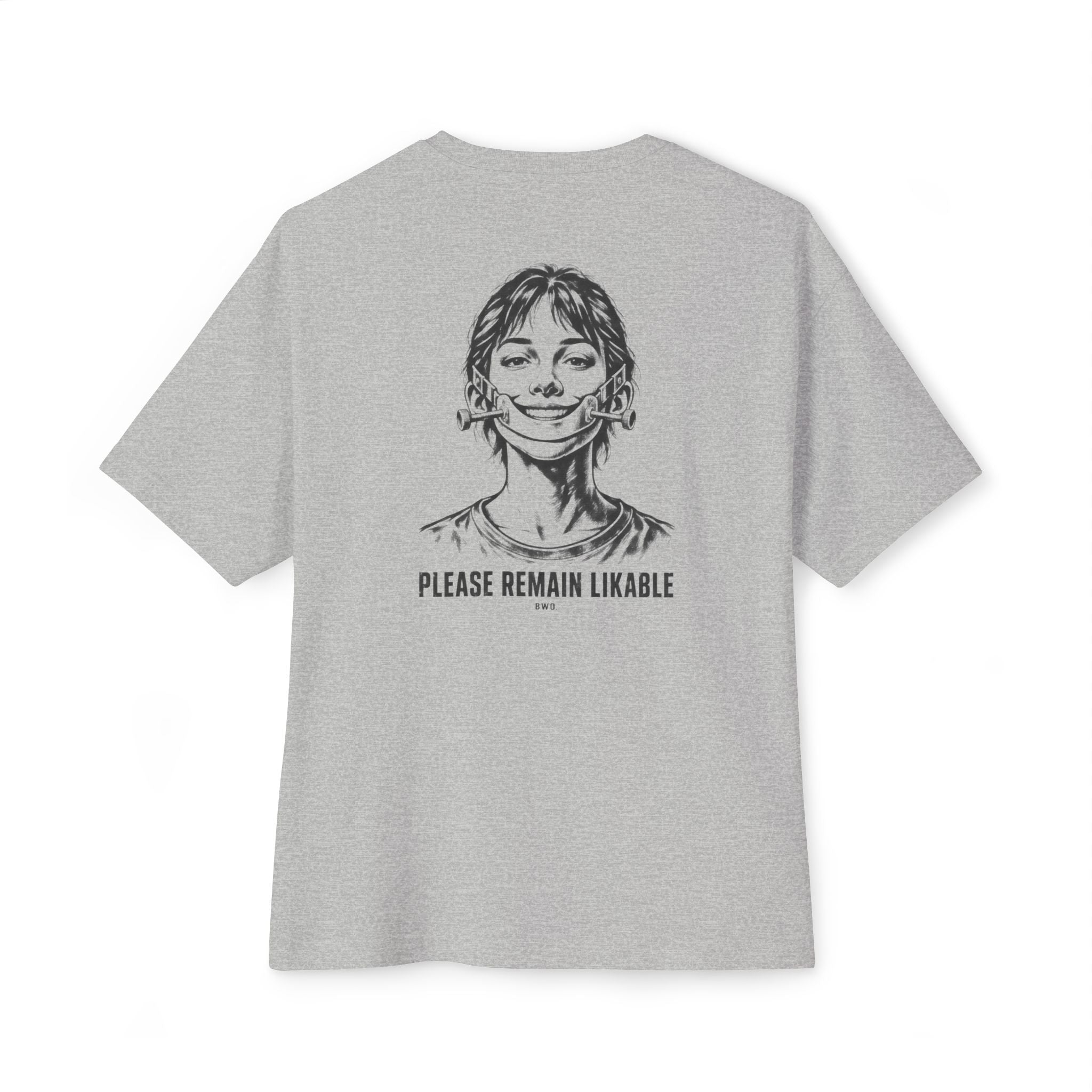 Please Remain Likable Oversized Tee