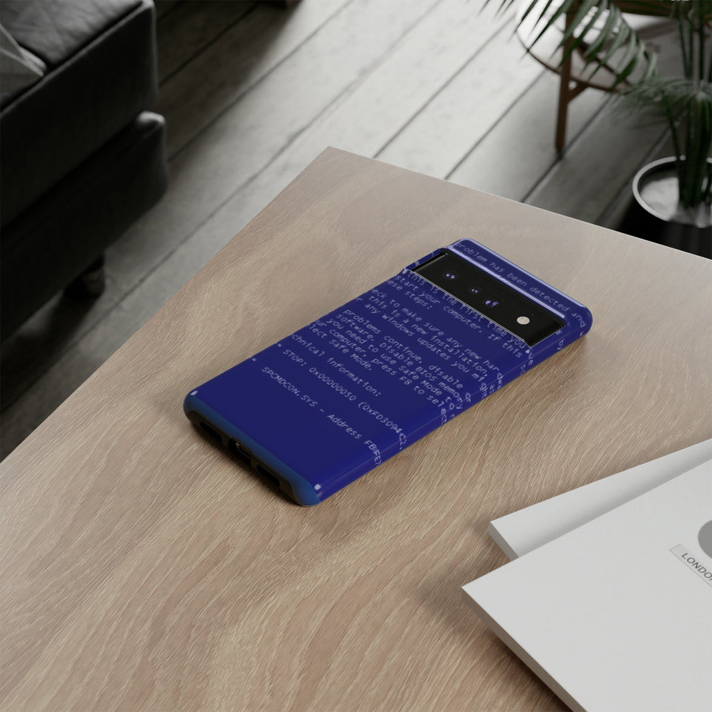 BSoD (Blue Screen of Death) Phone Case
