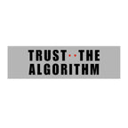 Light Trust The Algorithm Bumper Sticker