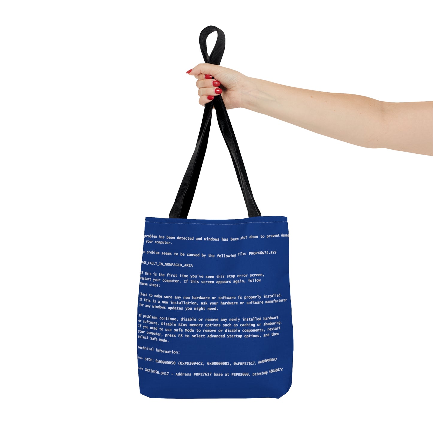 BSoD (Blue Screen of Death) Tote Bag