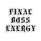 Final Boss Energy Sticker