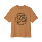 Ouroboros Earthworm Knot Oversized Tee