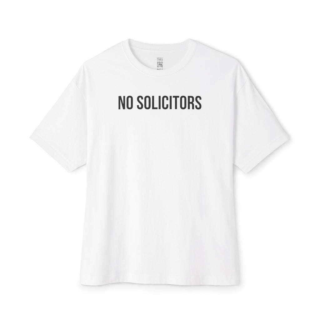 No Solicitors Oversized Tee