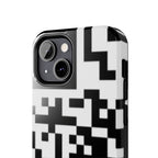 QR Print Tough Phone Case
