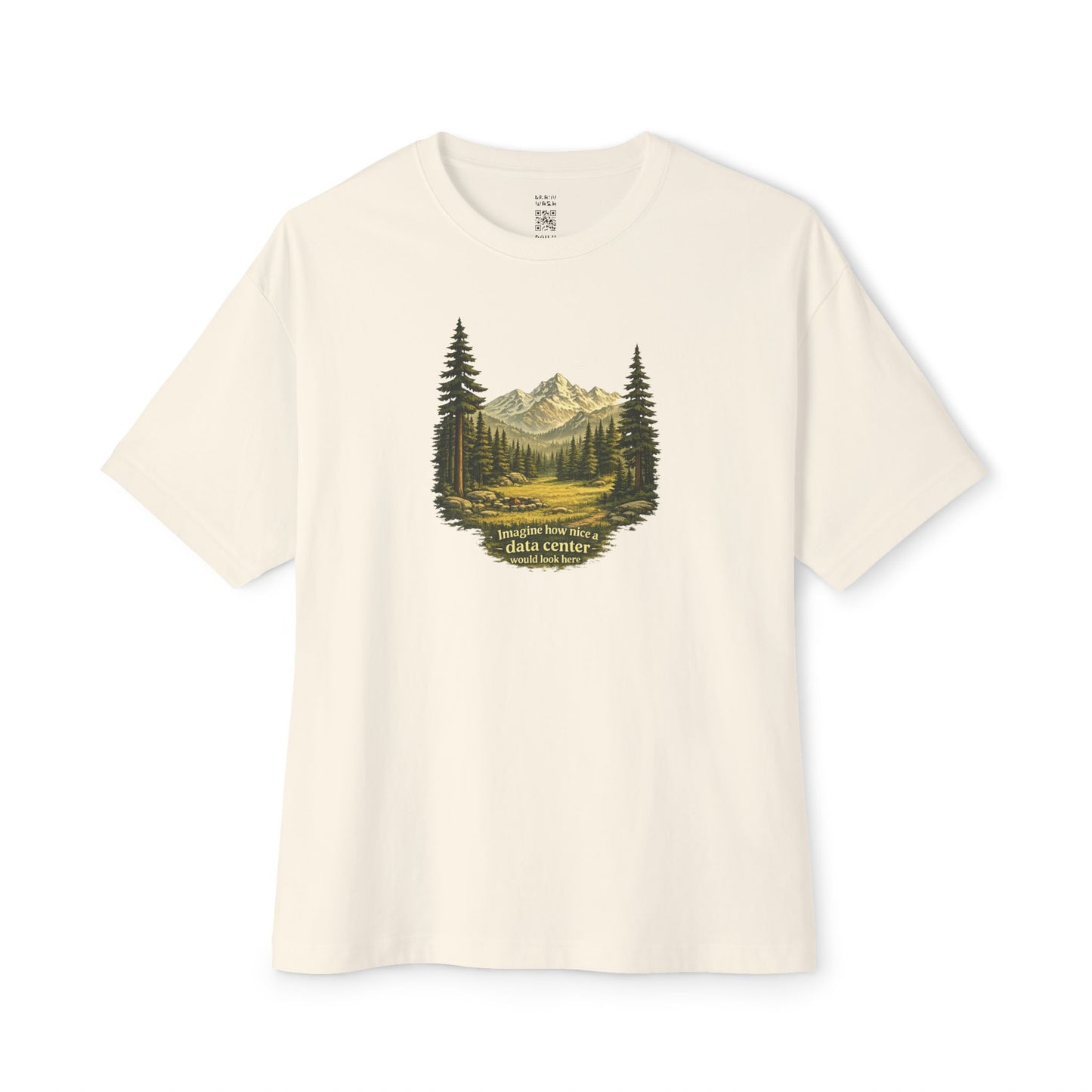 Imagine How Nice Alpine Clearing Oversized Tee