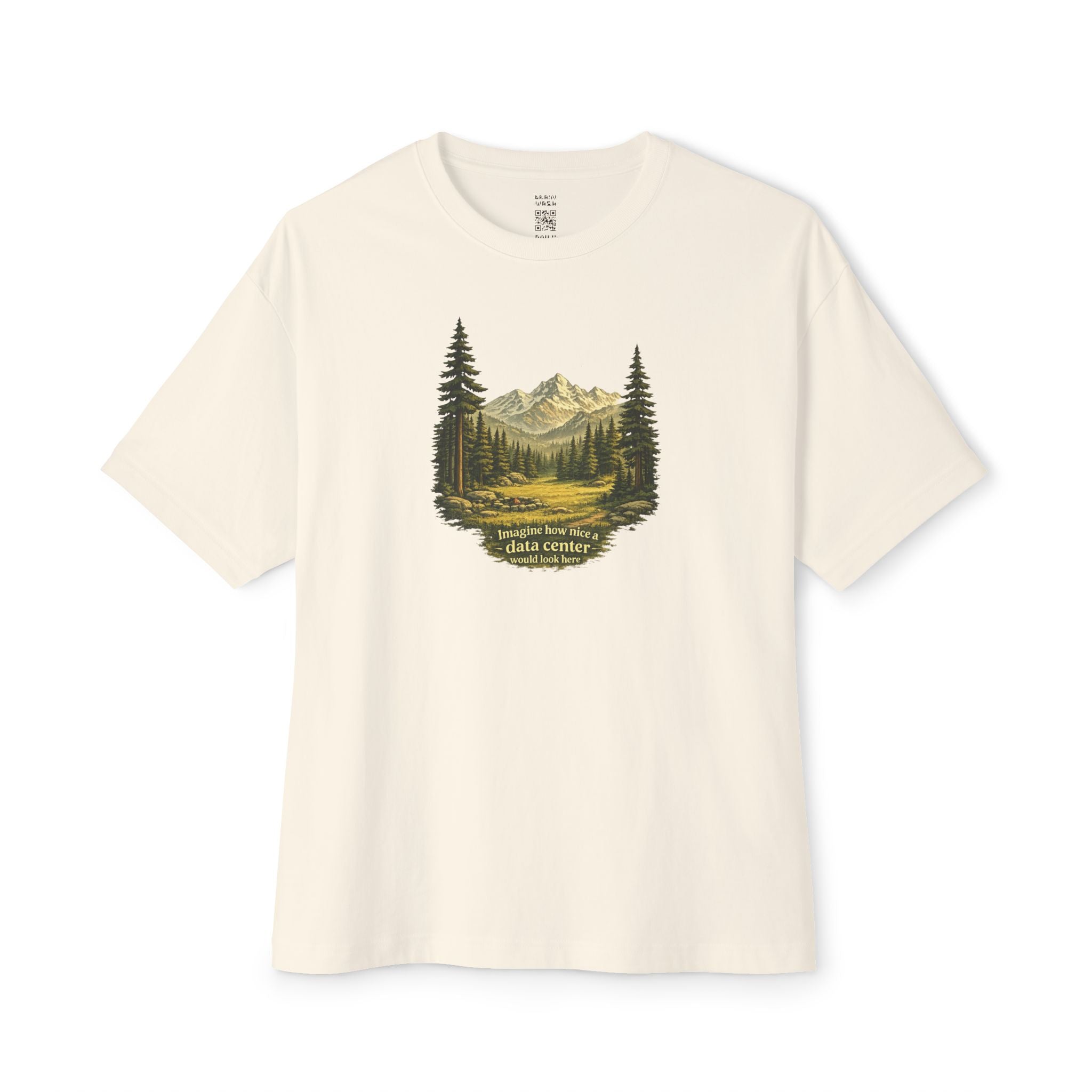 Imagine How Nice Alpine Clearing Oversized Tee