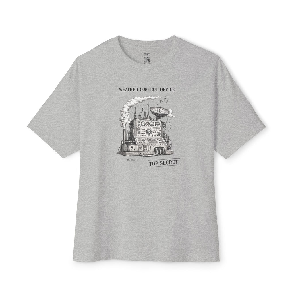 Top Secret Weather Control Device Oversized Tee