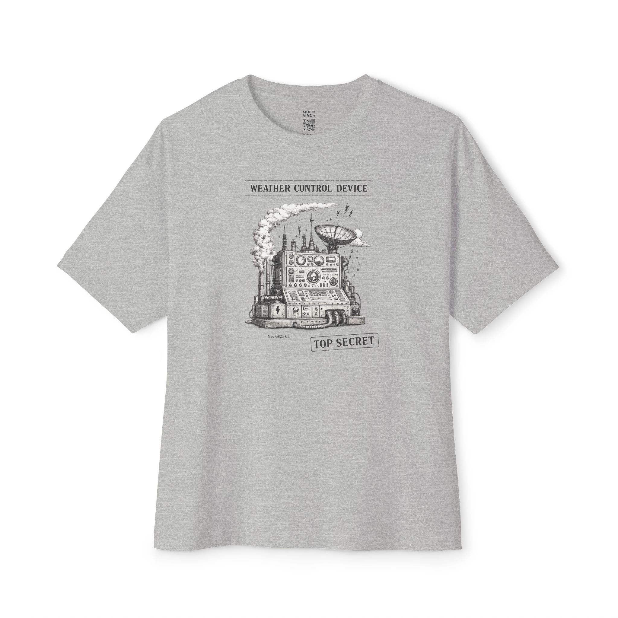 Top Secret Weather Control Device Oversized Tee