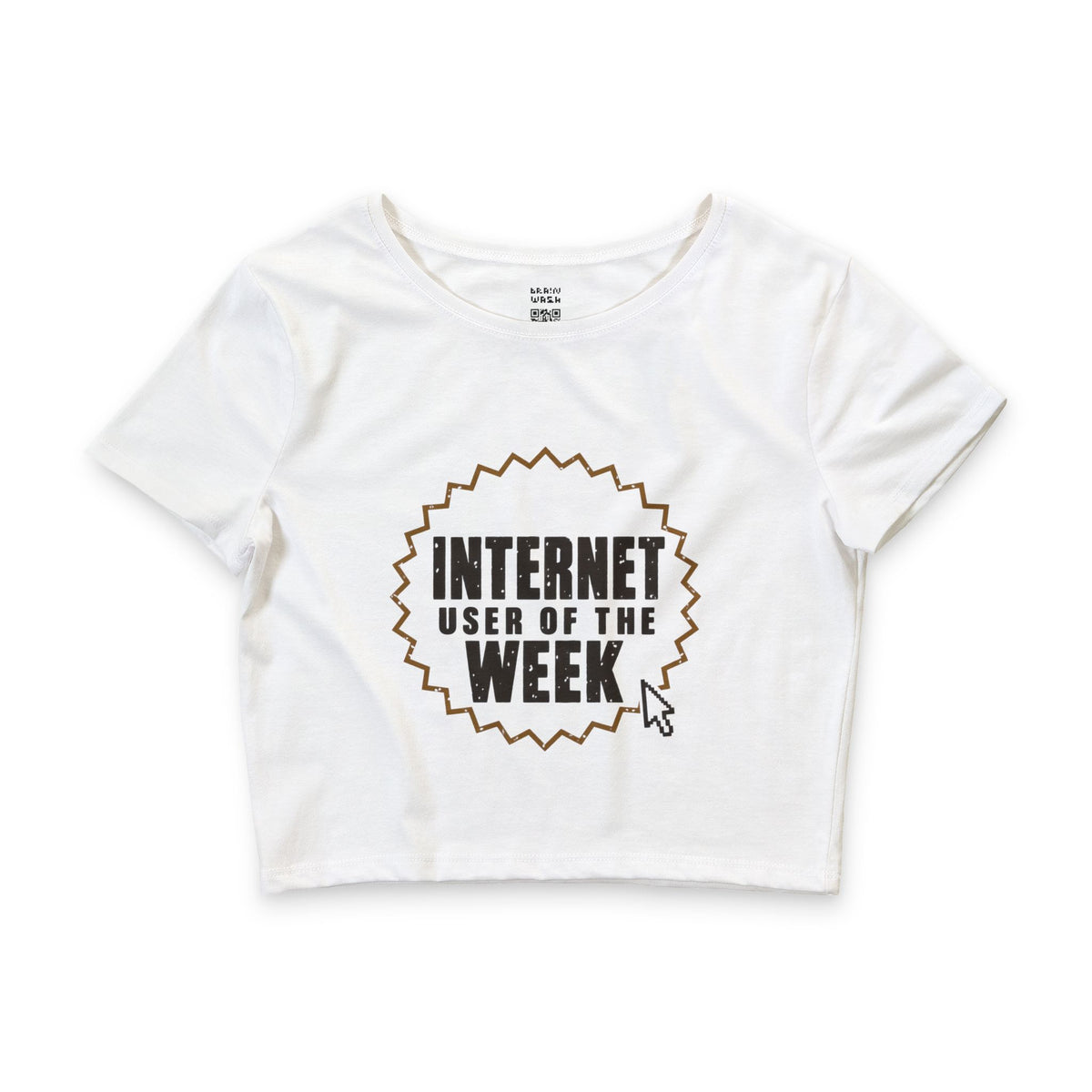 Internet User Of The Week Crop Top Baby Tee