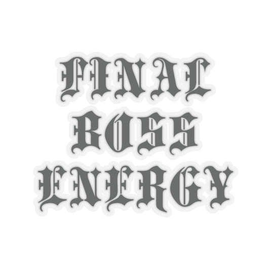 Final Boss Energy Sticker