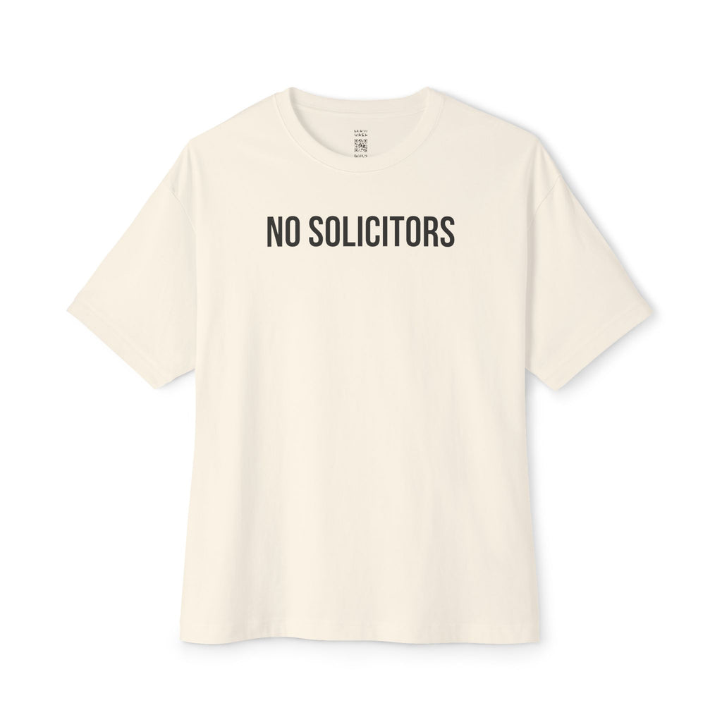 No Solicitors Oversized Tee