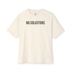 No Solicitors Oversized Tee