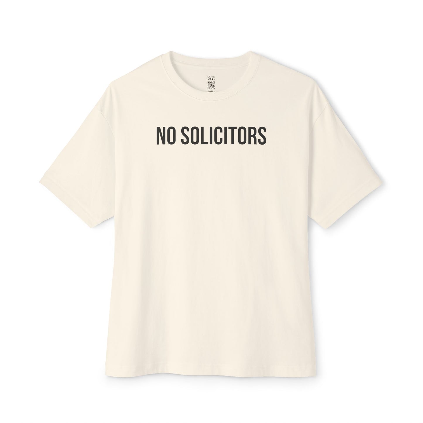 No Solicitors Oversized Tee