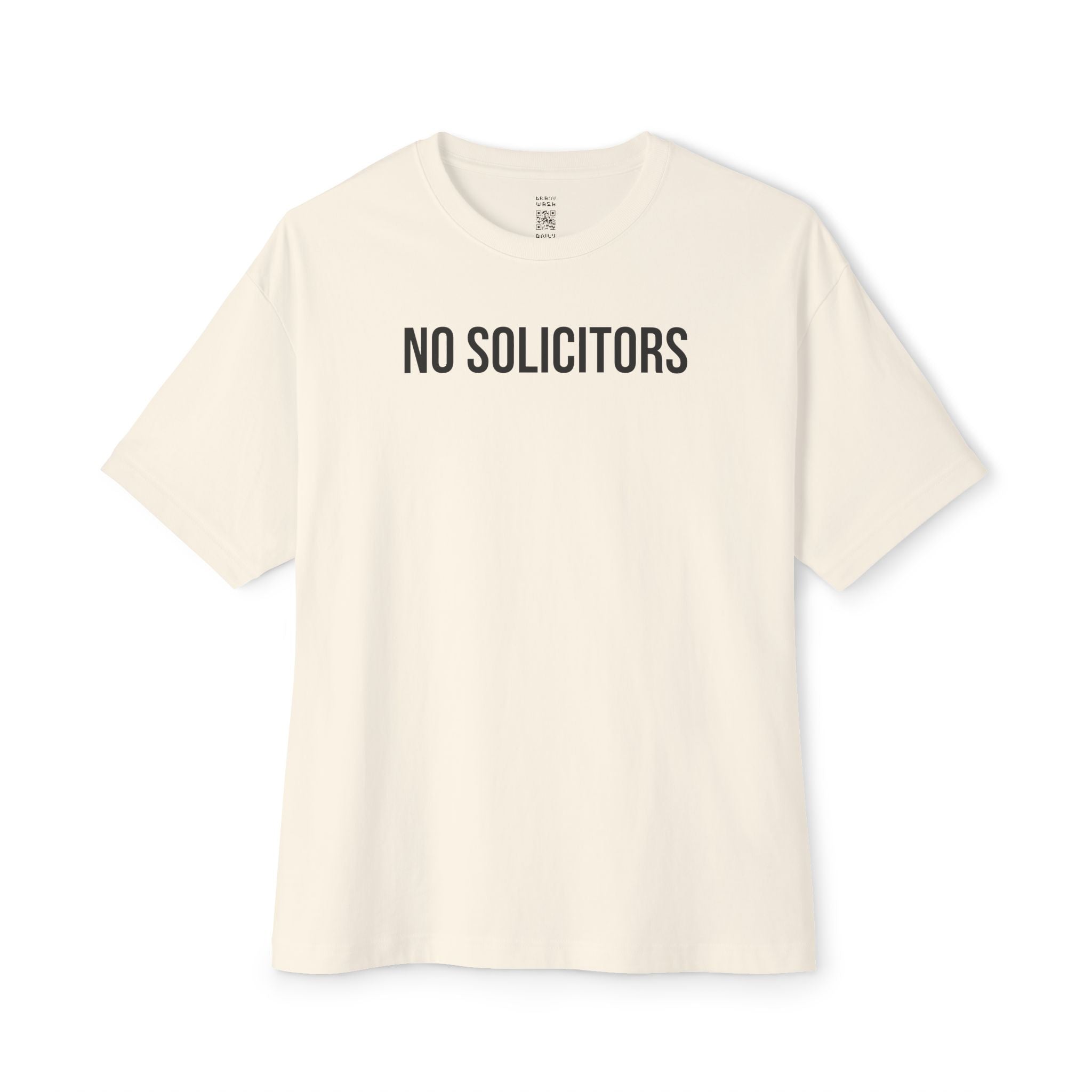 No Solicitors Oversized Tee