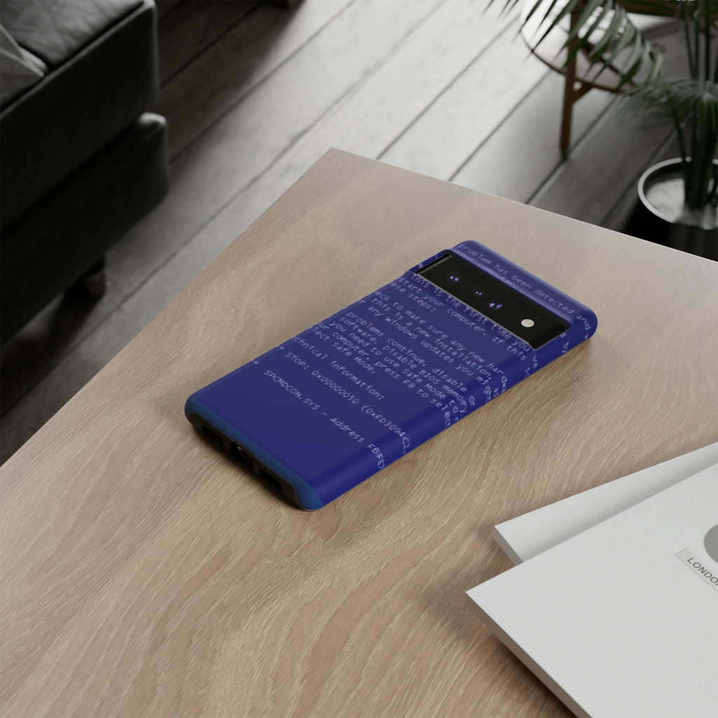 BSoD (Blue Screen of Death) Phone Case