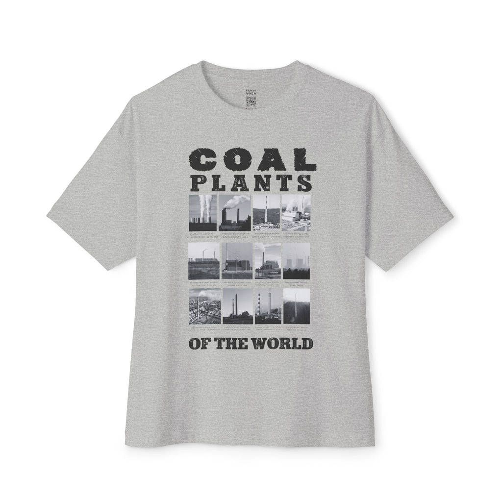 Coal Plants of the World Oversized Tee