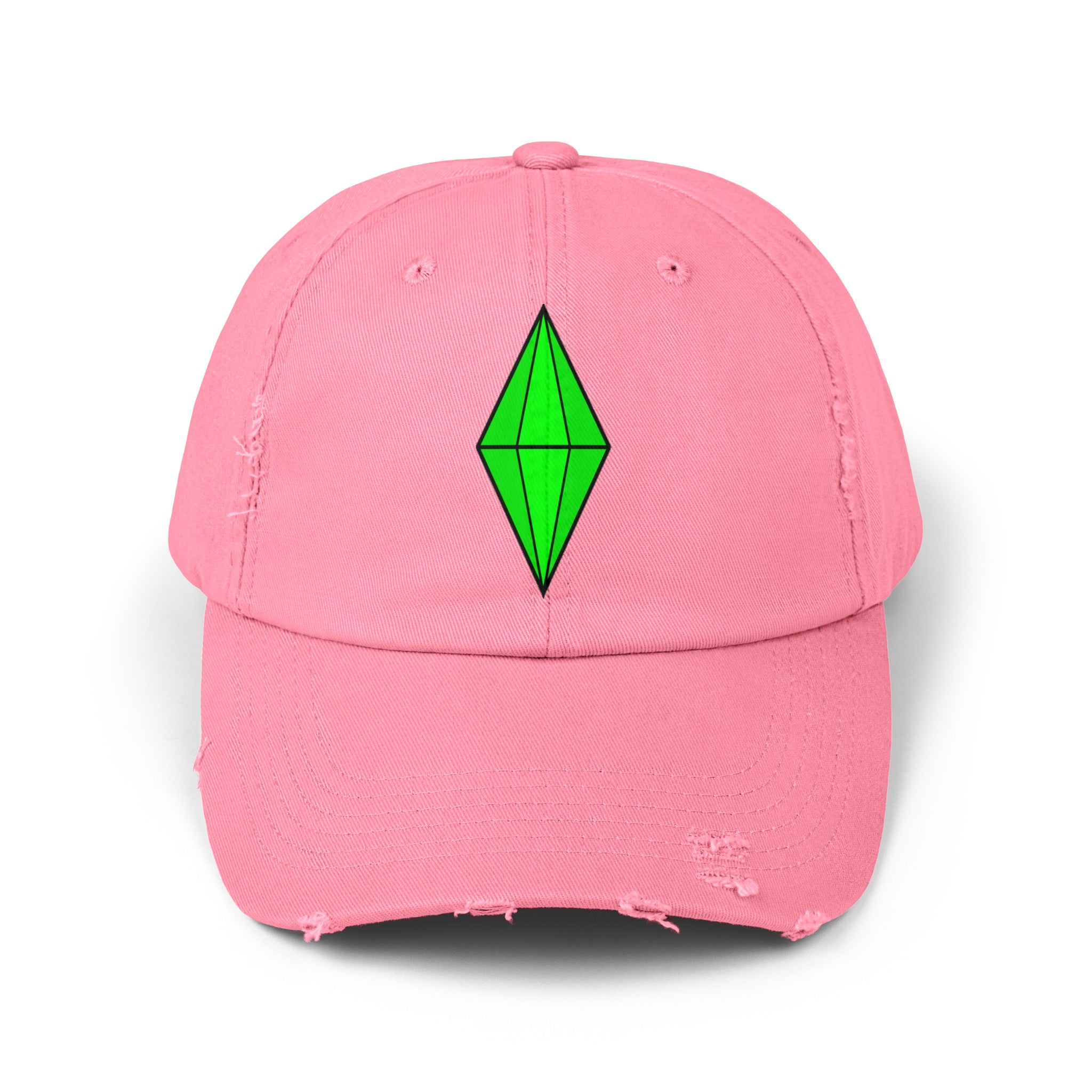 Distressed Plumbob Dad Hat
