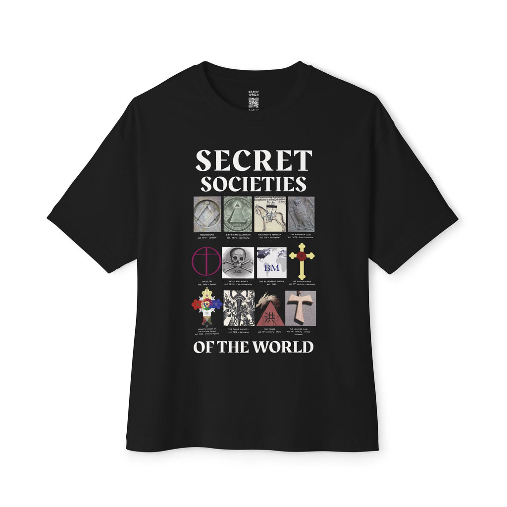 Secret Societies Of The World Oversized Tee