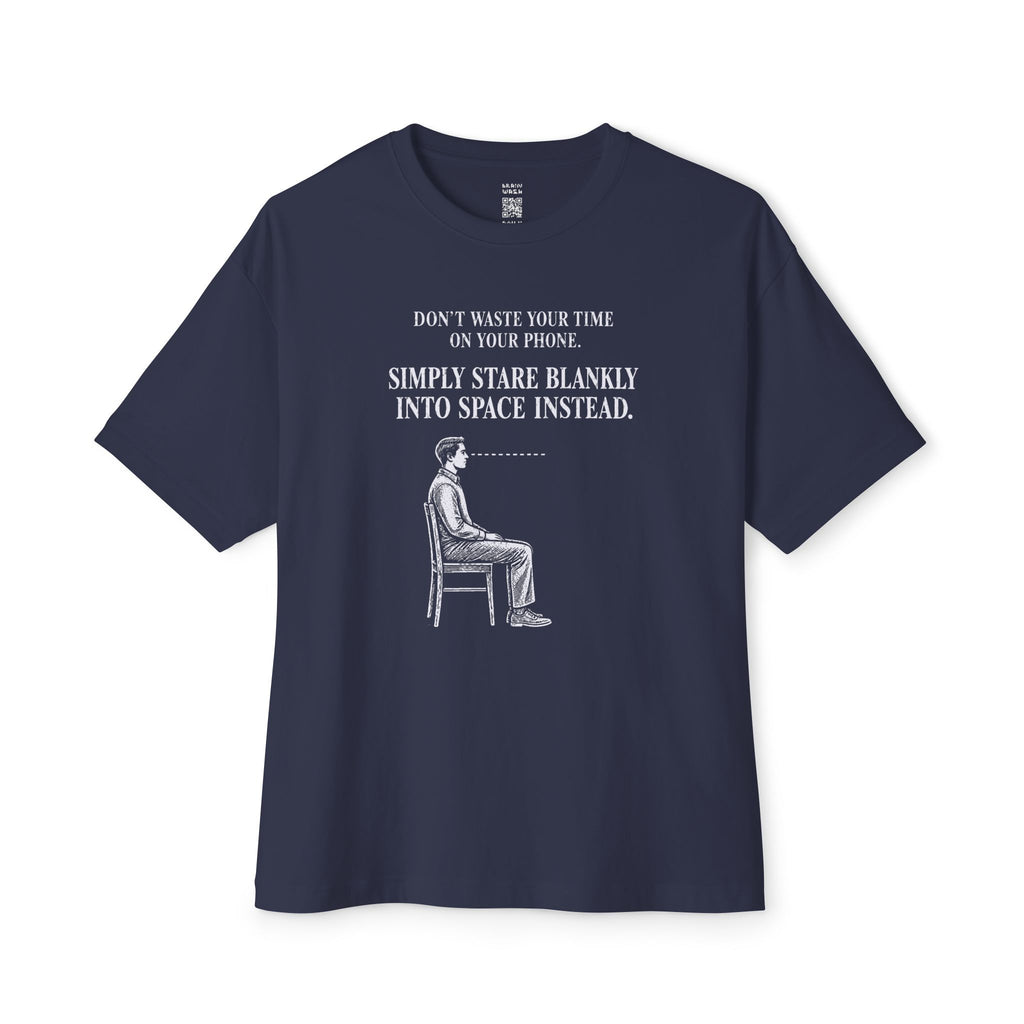 Stare Blankly Oversized Tee