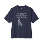 Stare Blankly Oversized Tee