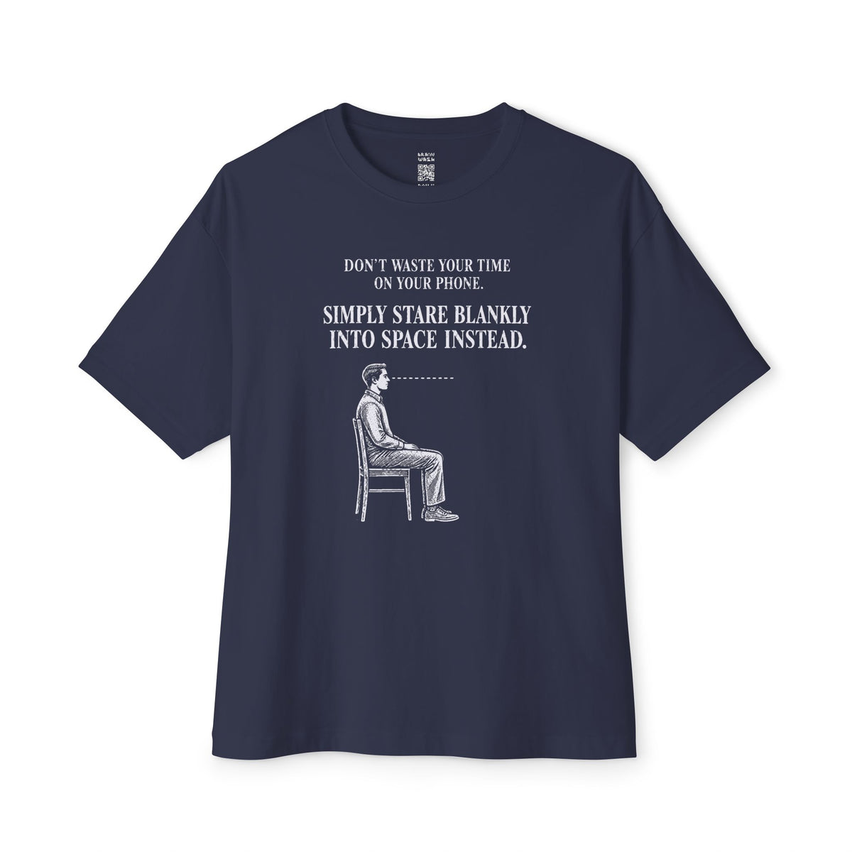 Stare Blankly Oversized Tee
