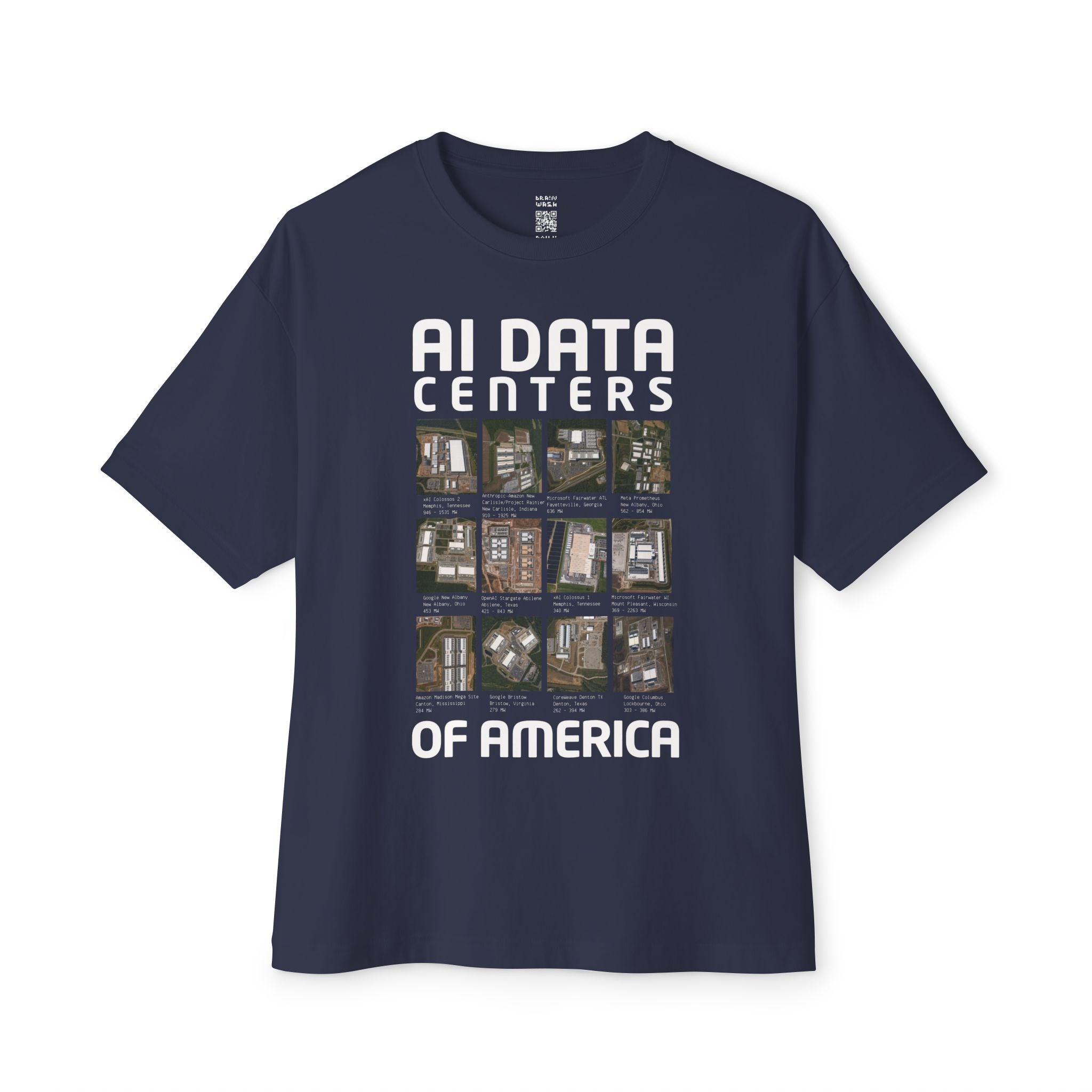 AI Data Centers Of America Oversized Tee