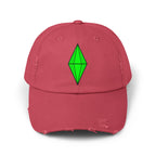 Distressed Plumbob Dad Hat
