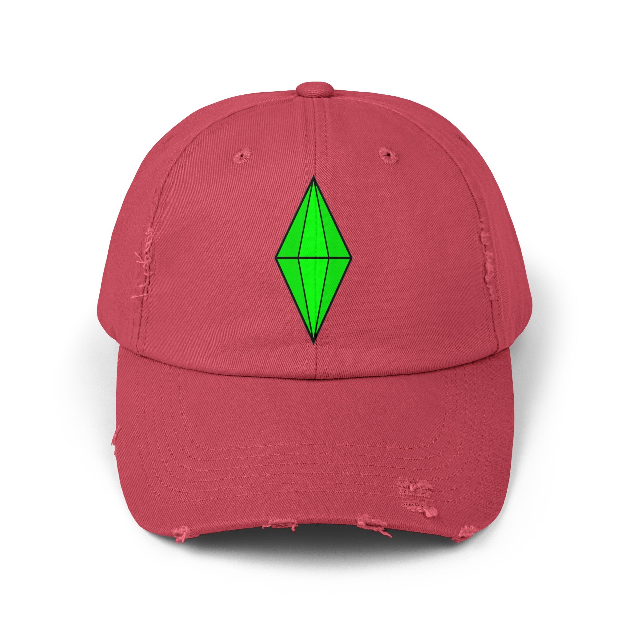 Distressed Plumbob Dad Hat