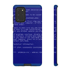 BSoD (Blue Screen of Death) Phone Case