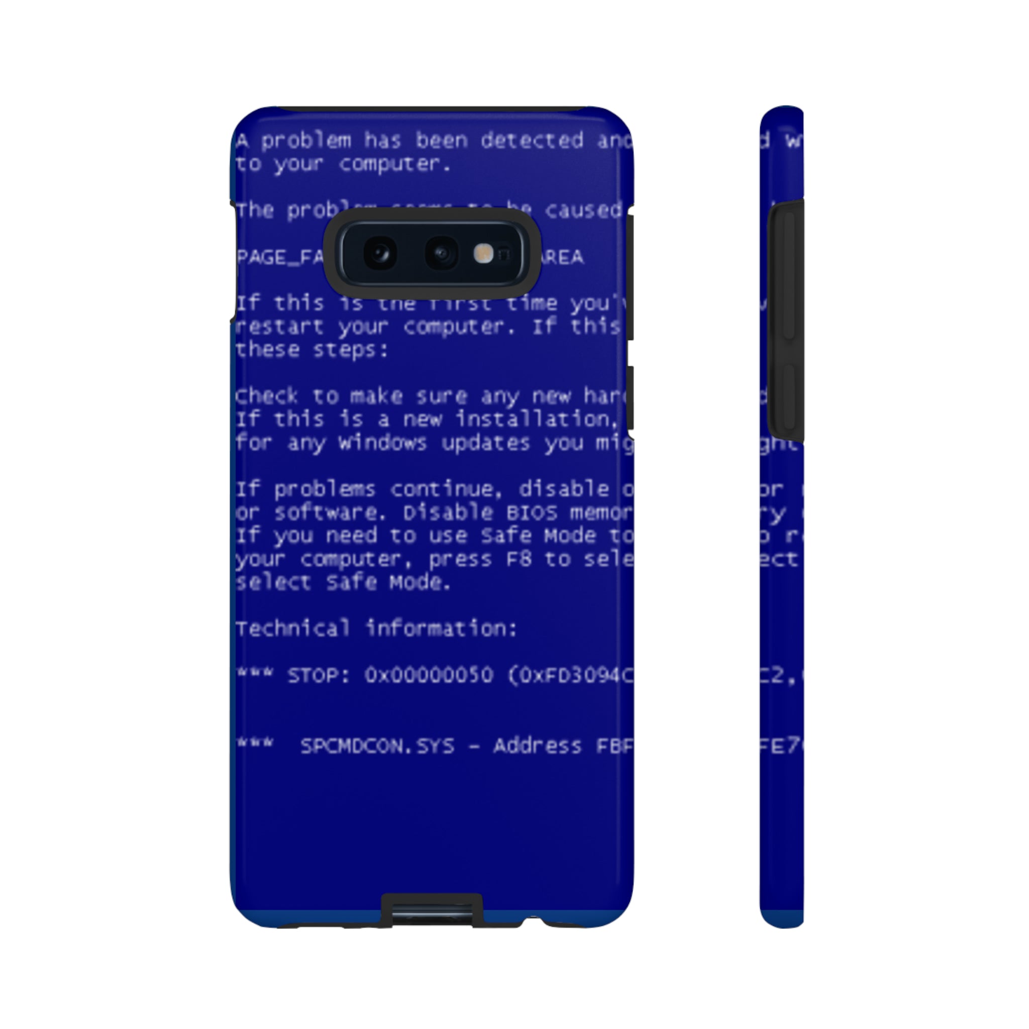 BSoD (Blue Screen of Death) Phone Case