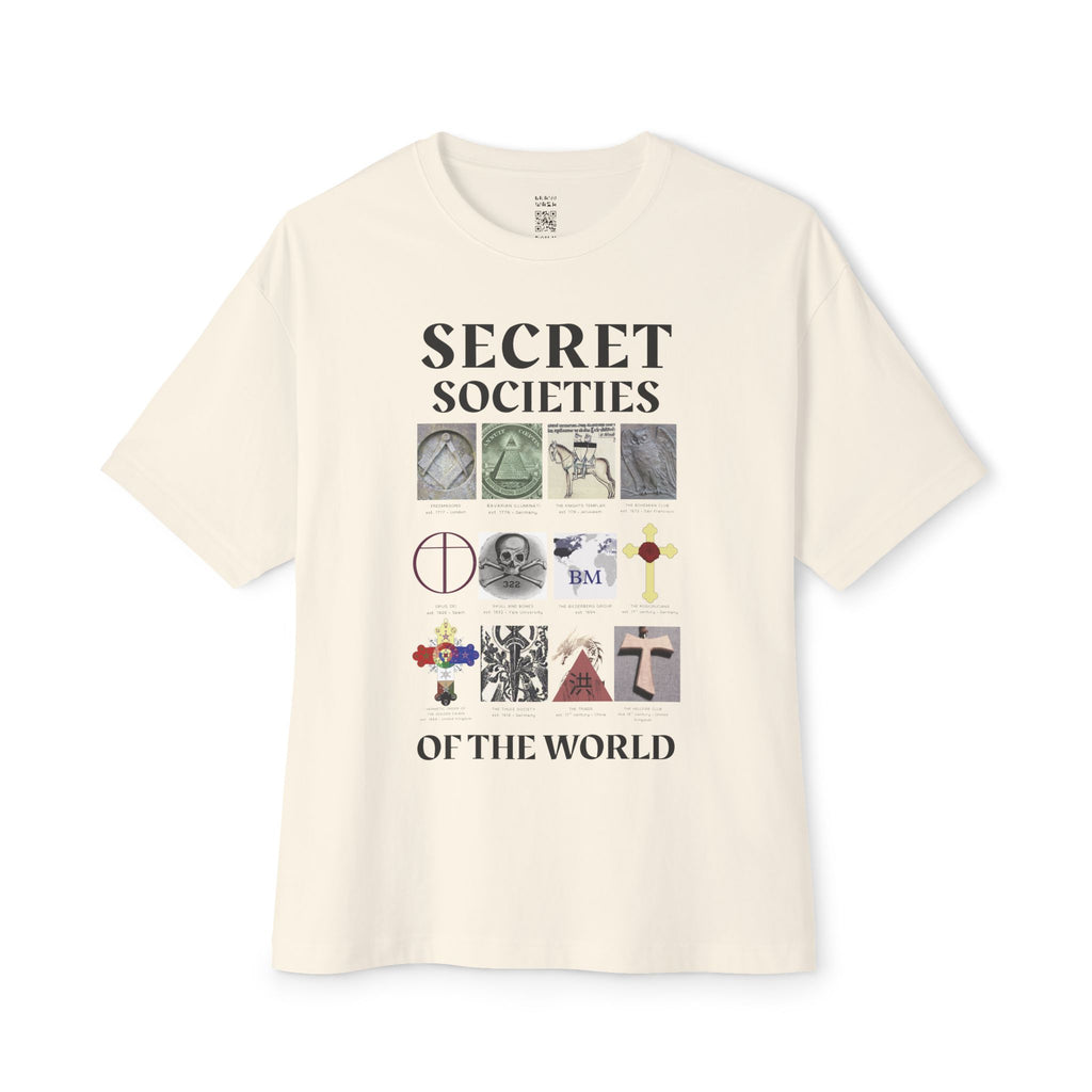 Secret Societies Of The World Oversized Tee