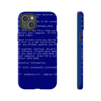 BSoD (Blue Screen of Death) Phone Case