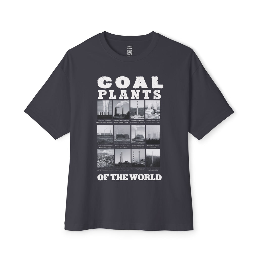 Coal Plants of the World Oversized Tee