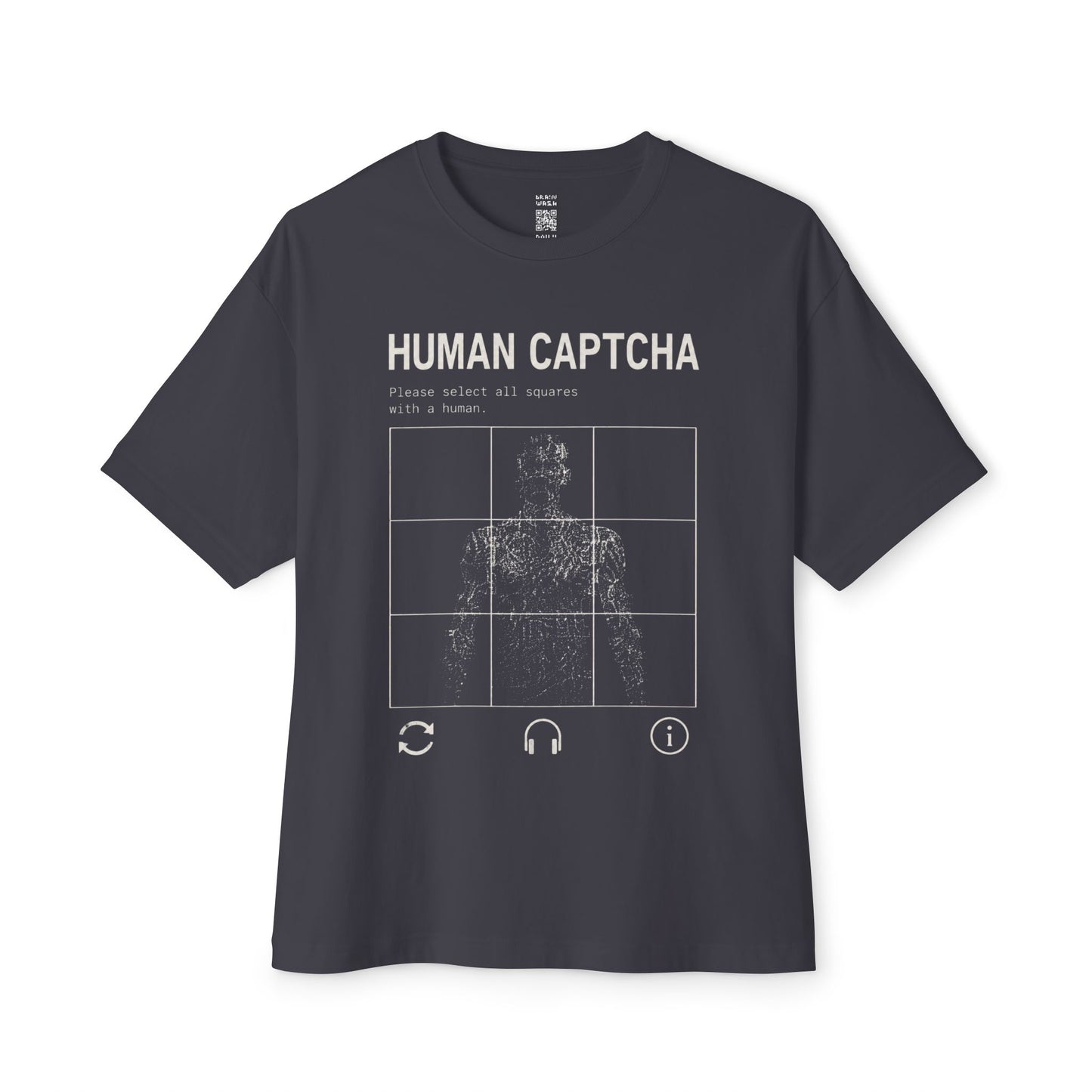 Human CAPTCHA Oversized Tee
