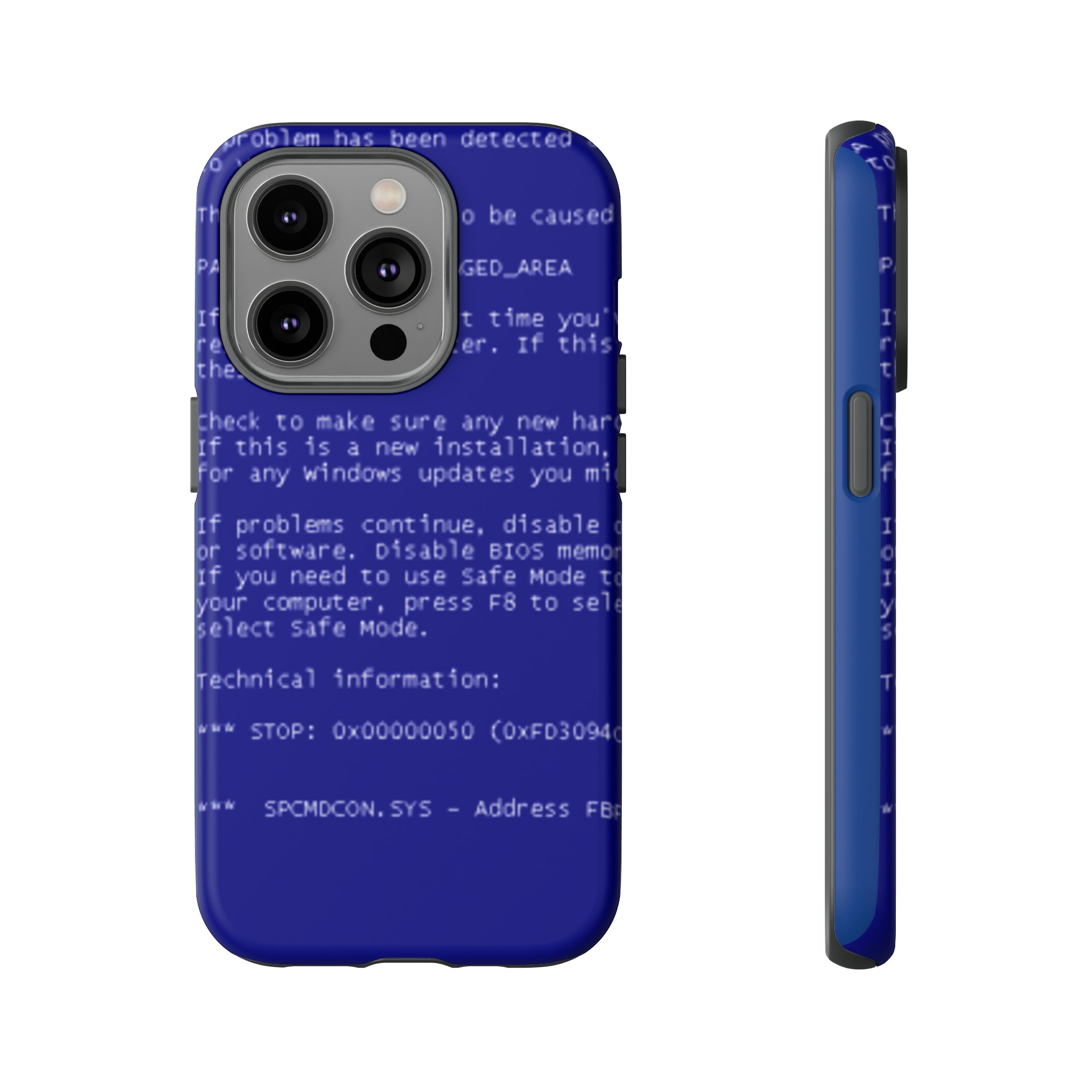 BSoD (Blue Screen of Death) Phone Case