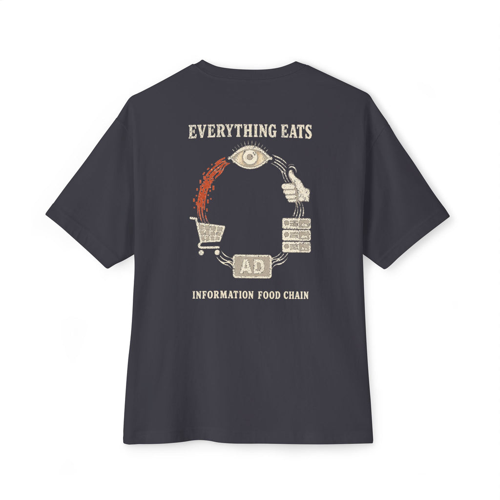 Information Food Chain Oversized Tee