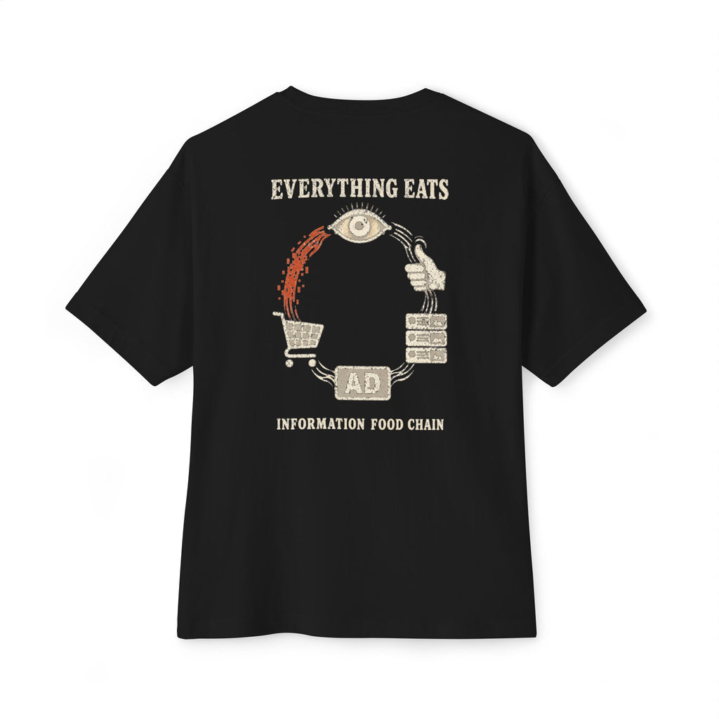 Information Food Chain Oversized Tee