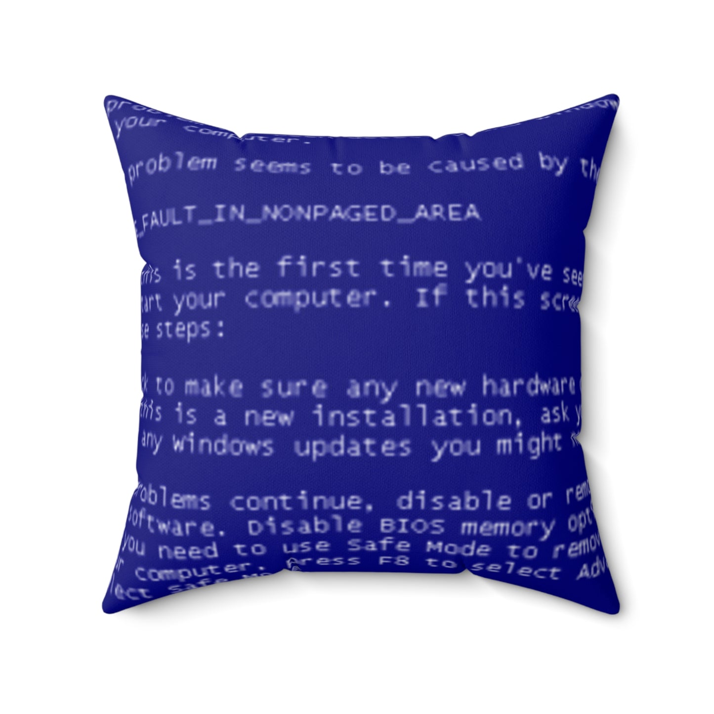 BSOD (Blue Screen of Death) Pillow