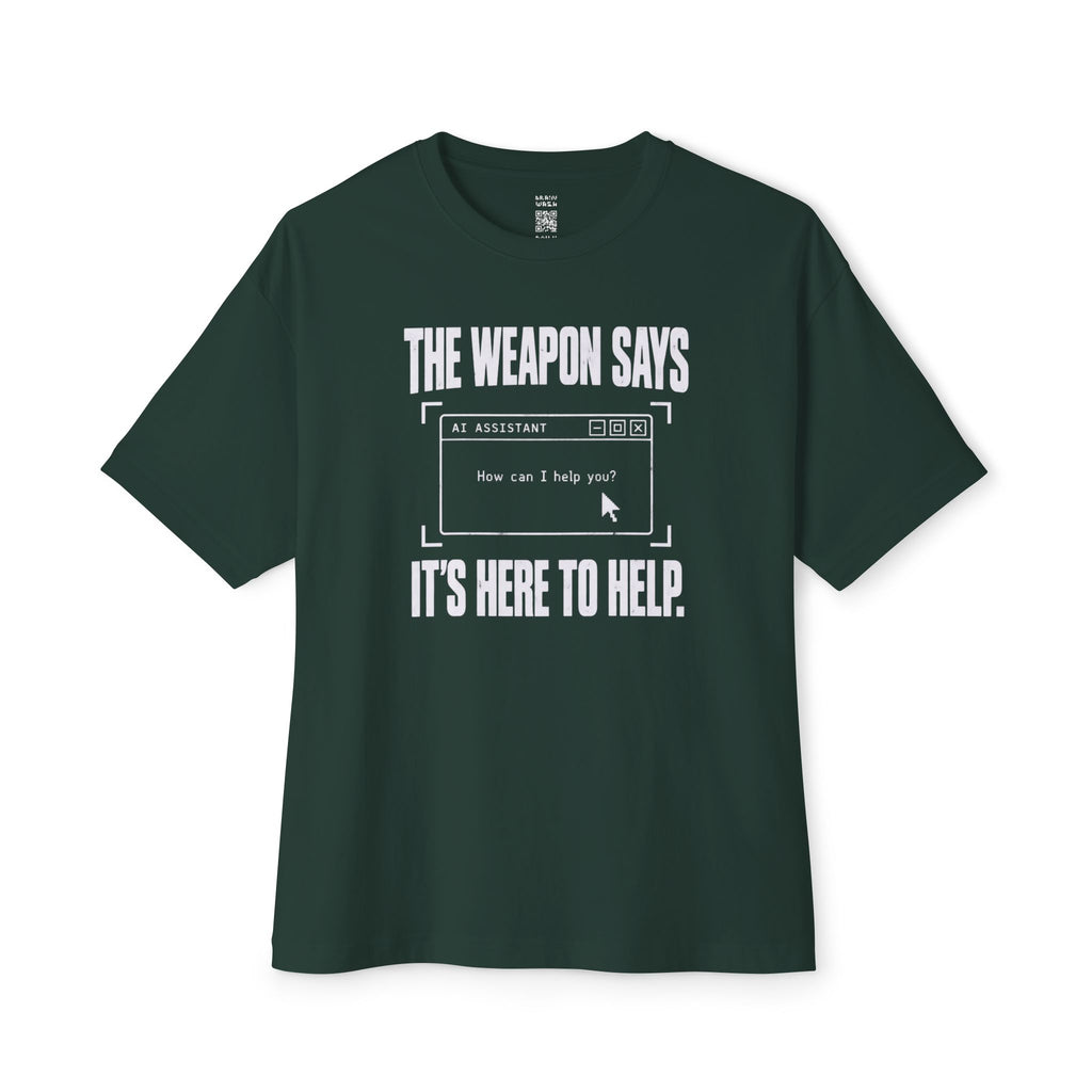 Here To Help Oversized Tee